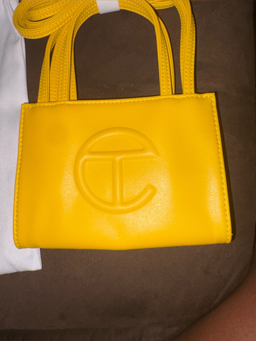 Telfar Small Yellow Shopping Bag- Brand New - Picture 3 of 8